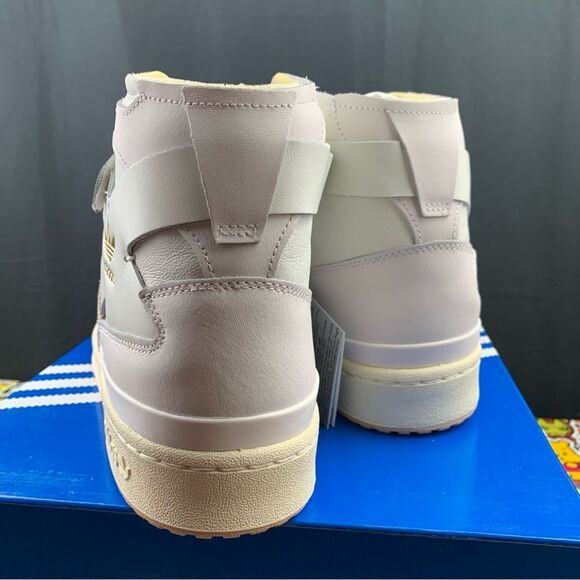 Adidas Forum 84 High Tops Neutral Tan Mens And Womens Size - Picture 10 of 16